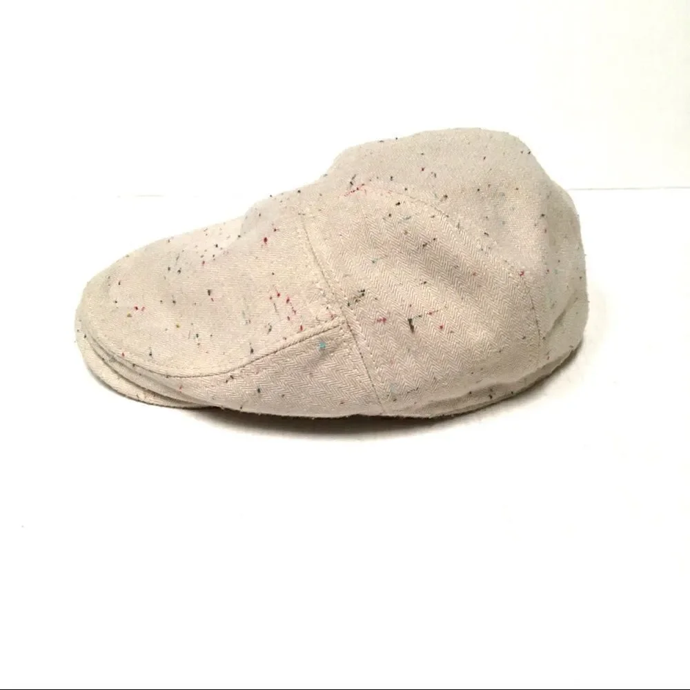 Henschel Hat Co. Newsboy/Golf speckled tan cap L‎
